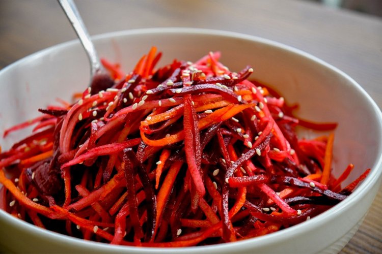 Korean-Style Beets with Daikon