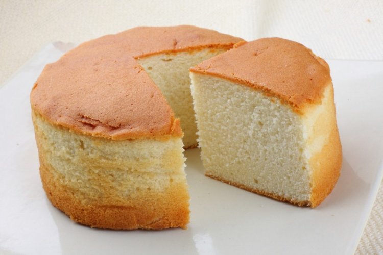 Bizcocho de crema agria sin huevos