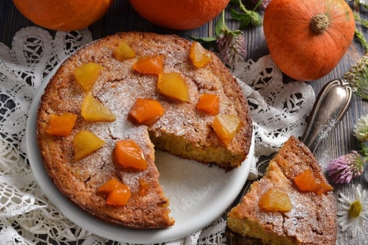 Pastel de calabaza sin huevos