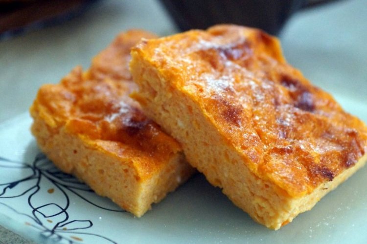 Gratinado de calabaza con queso crema