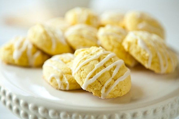 Galletas de limón con queso crema
