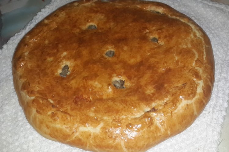 Pastel de carne con kéfir