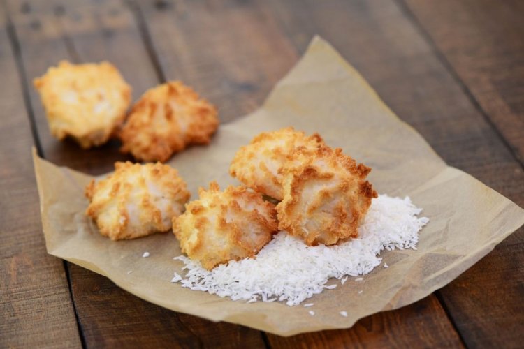 Galletas de coco sin leche