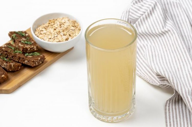 Kvas de copos de avena