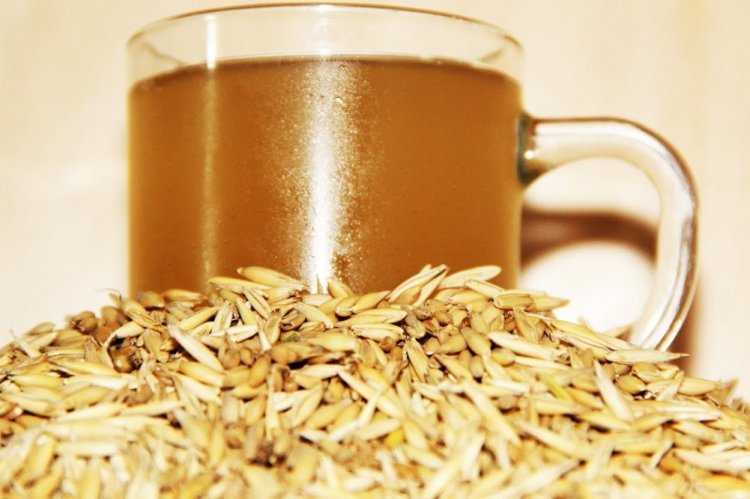 Kvas de avena con miel