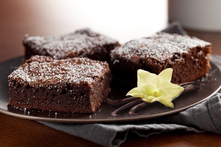 Healthy Brownies in the Oven