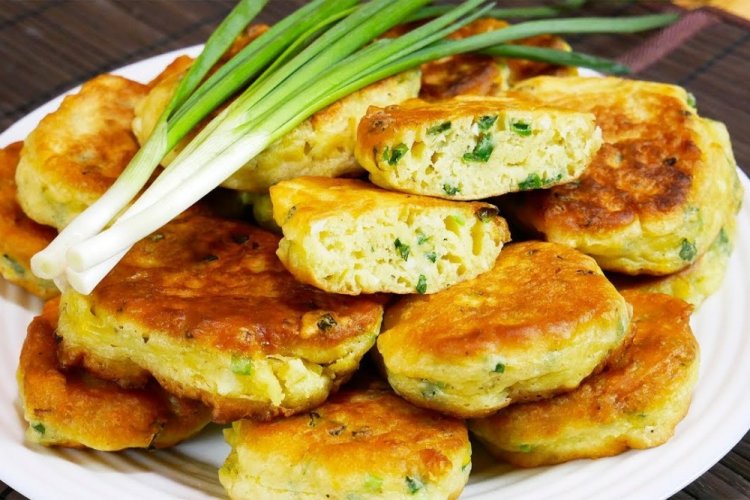 Lazy Pies with Eggs and Green Onions