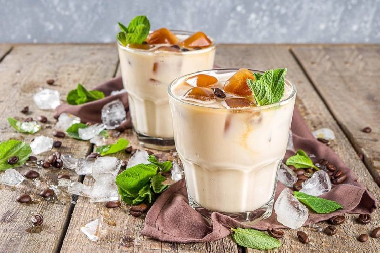Mint Coffee with Ice Cream