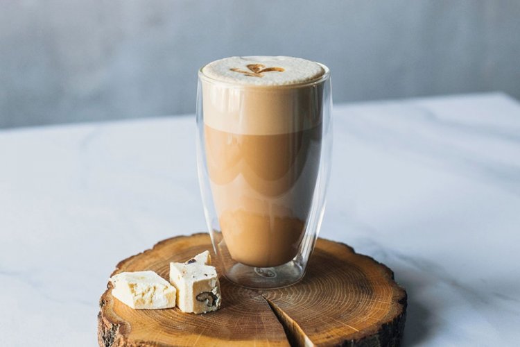 Coffee Cocktail with Halva
