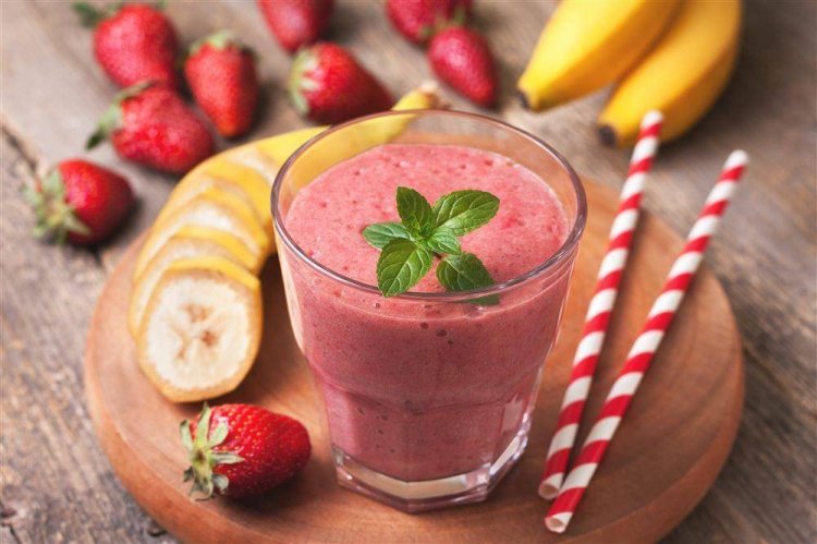 Coffee Strawberry Smoothie