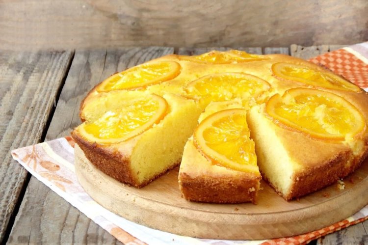 Orange Cake with Polenta