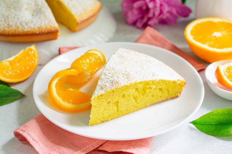 Orange Cake with Sour Cream