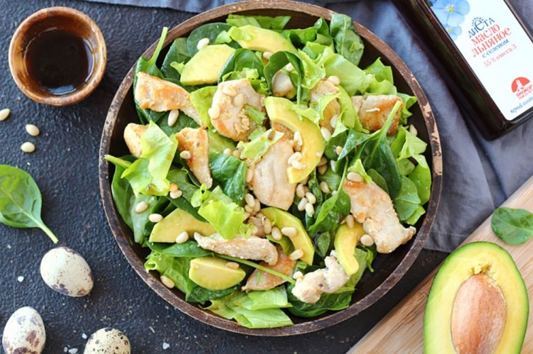 Chicken and Camembert Salad