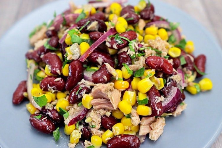 Tuna, Corn, and Bean Salad