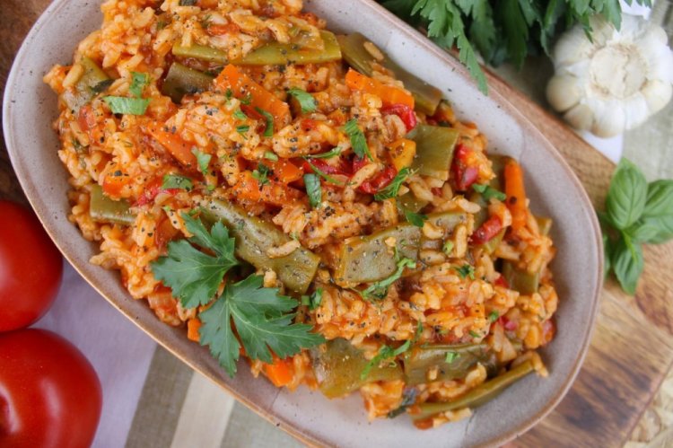 Rice with Green Beans