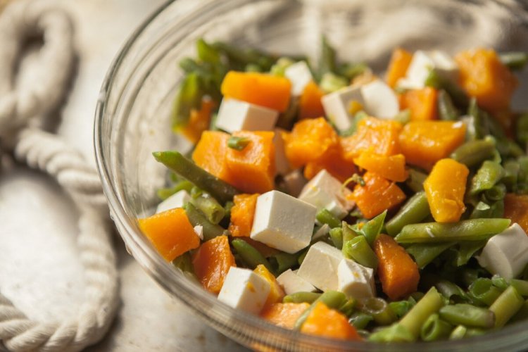 Pumpkin and Green Bean Salad