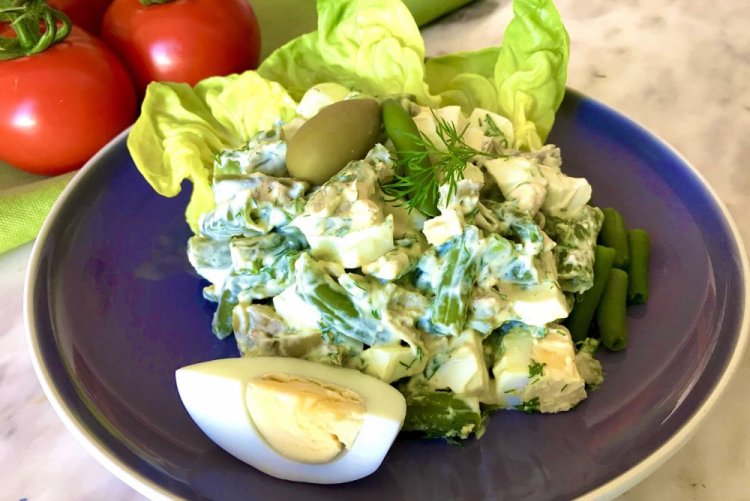 Green Bean and Egg Salad