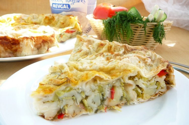 Lavash Pie with Vegetables