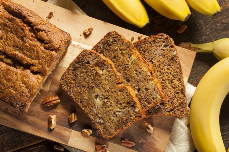 Banana Bread with Peanut Butter