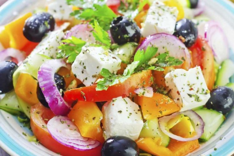 Greek Salad with Feta Cheese