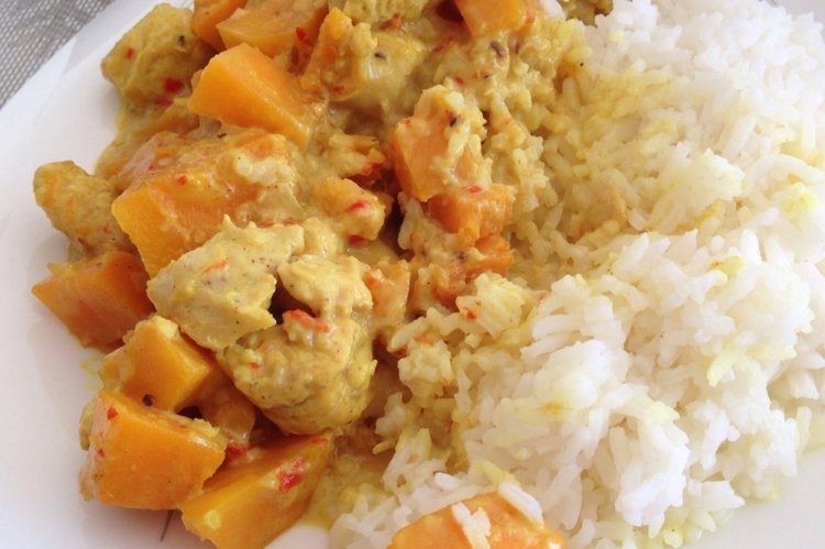 Chicken Curry with Pumpkin