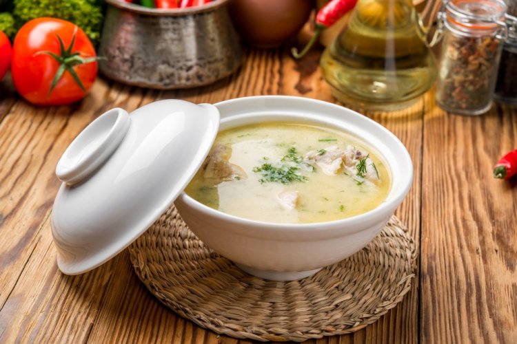 Chicken Soup with Milk