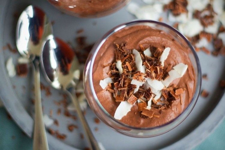 Chocolate Mousse with Coconut Milk