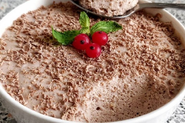 Chocolate Mousse with Cottage Cheese