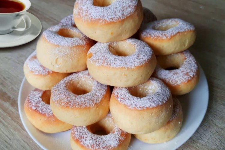 Baked Yeast Doughnuts