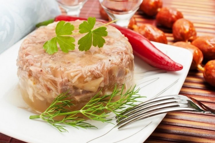 Chicken Neck Aspic