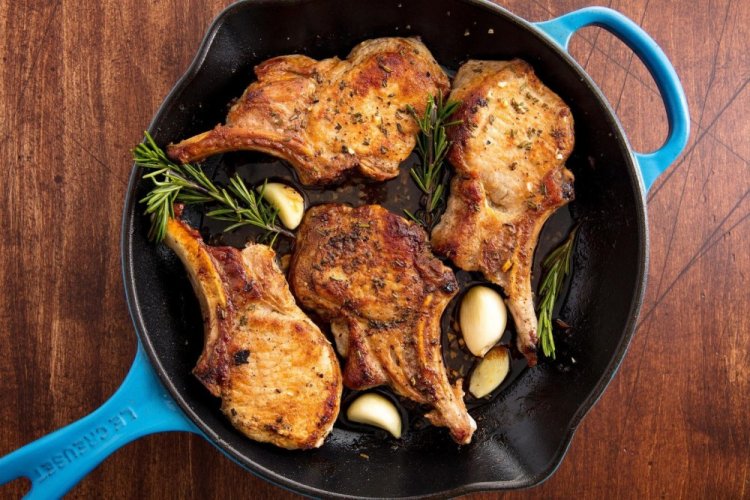 Bone-in Pork Loin with Rosemary