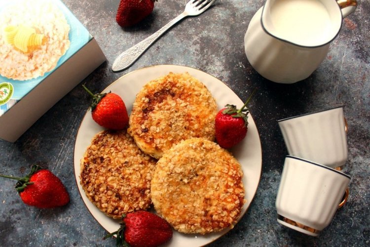 Syrniki with Oatmeal in the Oven