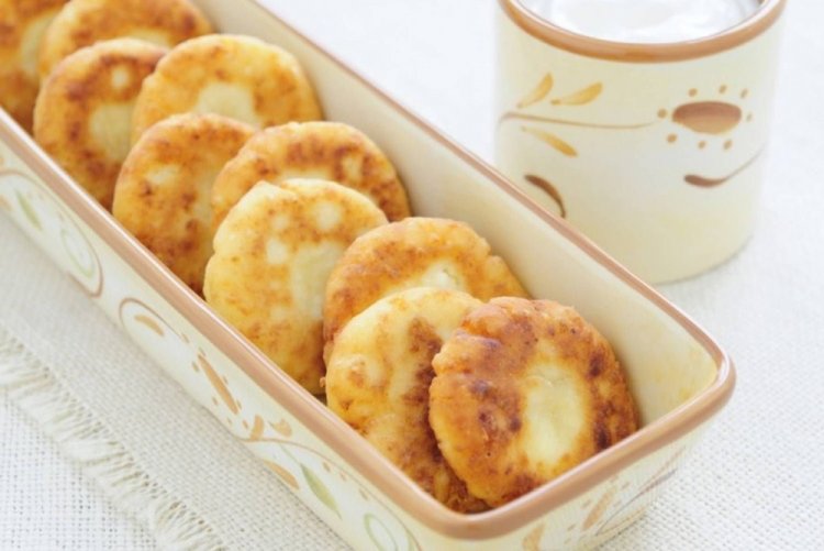 Syrniki with Banana in the Oven