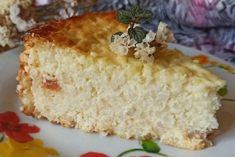 Cazuela de requesón con arroz sin sémola