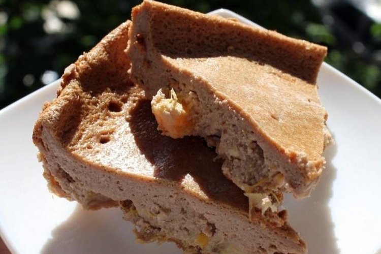Cazuela de requesón con chocolate sin sémola