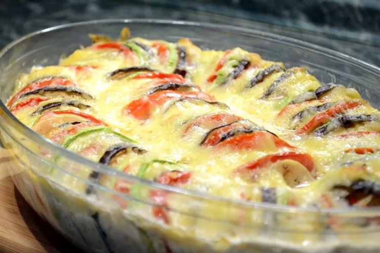 Baked Ratatouille with Cheese
