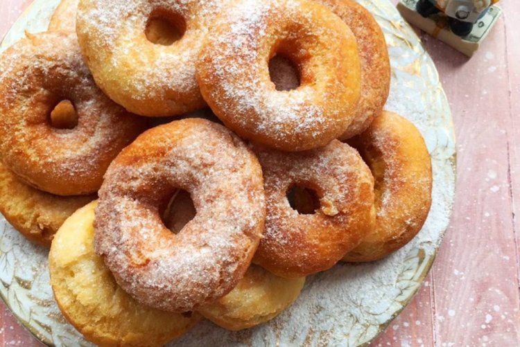 Cottage Cheese Doughnuts with Kefir