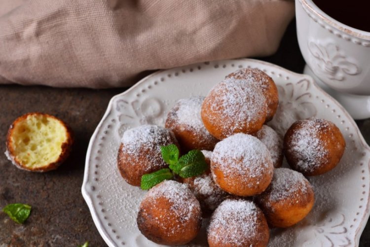 Cottage Cheese Doughnuts with Baking Powder
