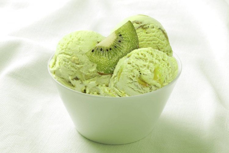 Sorbete de kiwi casero