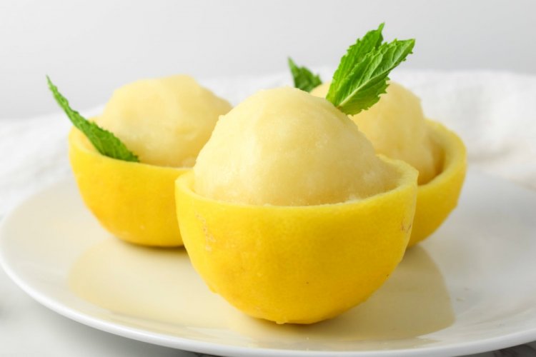 Sorbete de limón