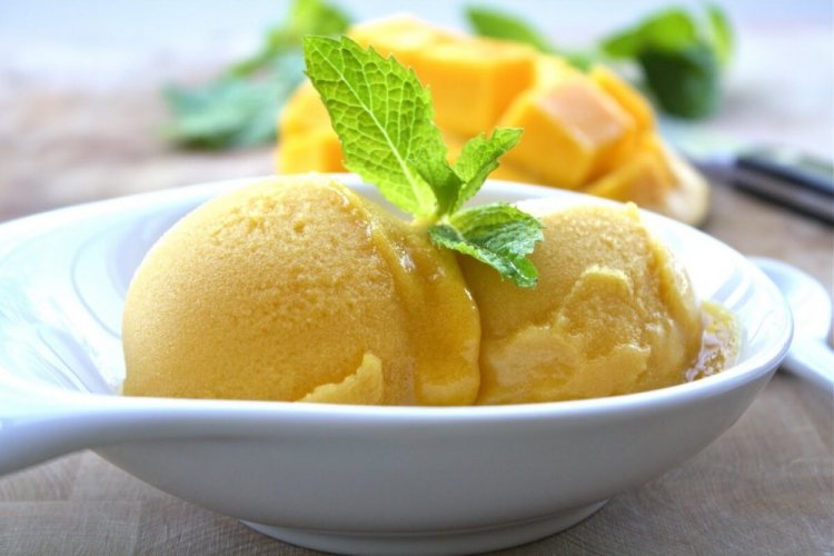 Sorbete de mango