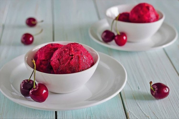 Sorbete de cereza