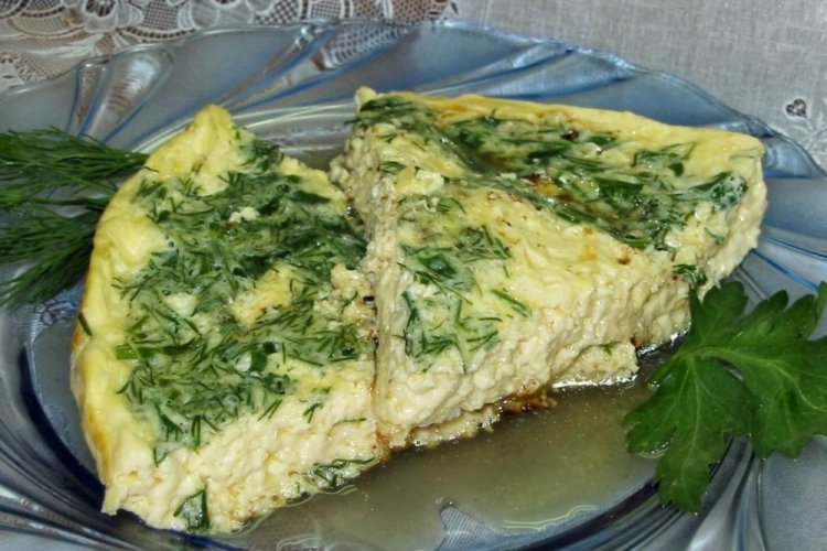 Egg White Omelet with Cottage Cheese