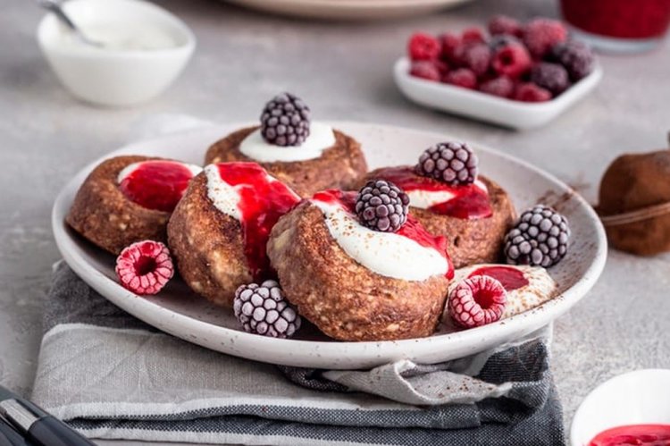 Syrniki with Cocoa, No Flour