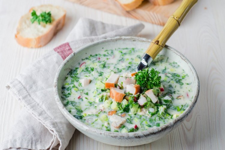 Aderezo de caldo para okroshka