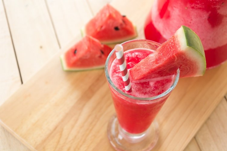 Watermelon Drink with Ice