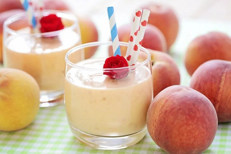 Peach Milkshake