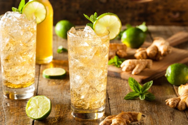 Cerveza de jengibre sin alcohol