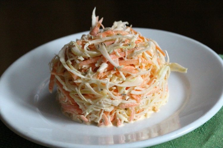 Cabbage and Carrot Salad