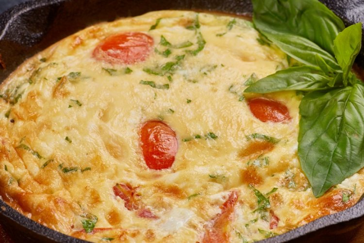 Tomato and Basil Frittata